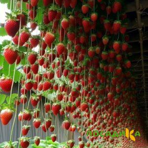 Клубника ампельная Анастасия купить по цене от 370р. в интернет-магазине «Посадика» с доставкой почтой в в Красноармейске и по всей России – [изображение №1].